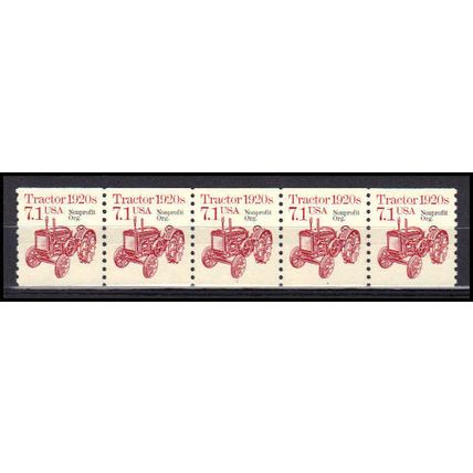2127a 7.1c Tractor Very Fine MNH Dry Gum PNC 1/5 X0839