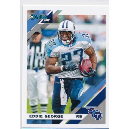 2019 Donruss Football Base 249 Eddie George Tennessee Titans
