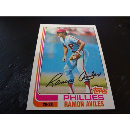 1982 Topps Card # 152 Ramon Aviles Excellent-Mint (6) Philadelphia Phillies