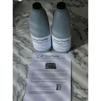 Two Bottle Toner Refill Xerox DocuCentre 212 214 113R180 113R181 113R287 113R182
