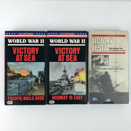 World War II VHS Video 8 Tape Lot #1 WWII