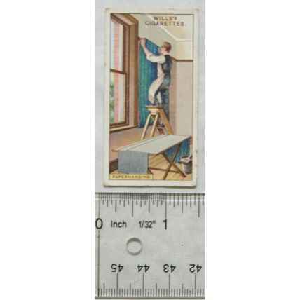 1927 Wills Household Hints 30 Paperhanging
