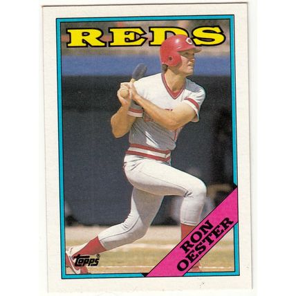 1988 Topps baseball card 17 Ron Oester