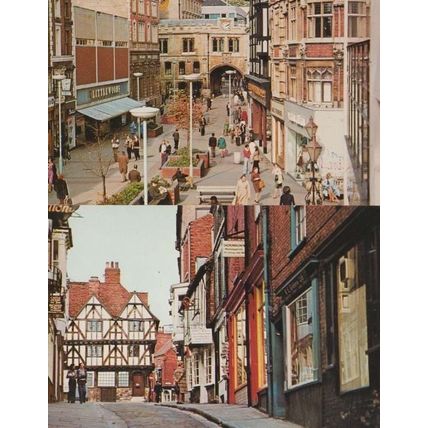 Lincoln Littlewooods Giant Store + Orher Shop 2x MINT Postcard