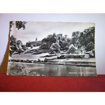 SHREWSBURY SCHOOL, SHREWSBURY, SHROPSHIRE. used vintage postcard RP J. Salmon =
