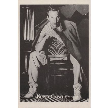 Kevin Costner White Pumps Rare Film Movie Postcard