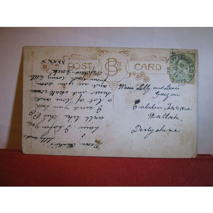 MARY'S BARE BEHIND, BAMFORTH humour antique postcard RP 1911 pm #