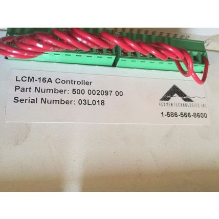 USED ACUMEN 500 002097 00,SSAC, ACUMEN LCM-16A CONTROLLER 500 002097 00,SS