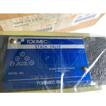 NEW TOKIMEC TGMFN-5-X-P2H-50 STACK VALVE,TOKIMEC TGMEN-5-X-P2H-50 ,AD