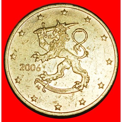 Ⰶ SWORDS (1999-2024):FINLAND★50 EURO CENTS 2006 NORDIC GOLD★LOW START★NO RESERVE