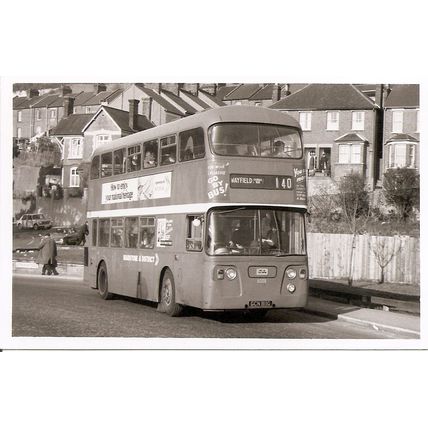 Black & White Photo of Maidstone & D Motor Services Ltd. - GCN 811G ex. Nthn Gen