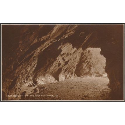The Tea Caverns, Newquay, Cornwall, 1931 - Judges RP Postcard