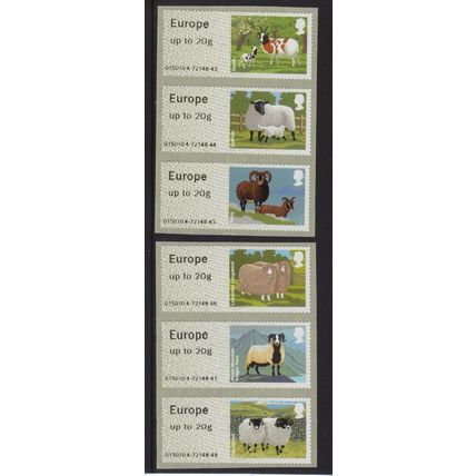 FS27-FS32 SHEEP Farm Animals POST & GO Set of 36 different~ Trafalgar Square m/c