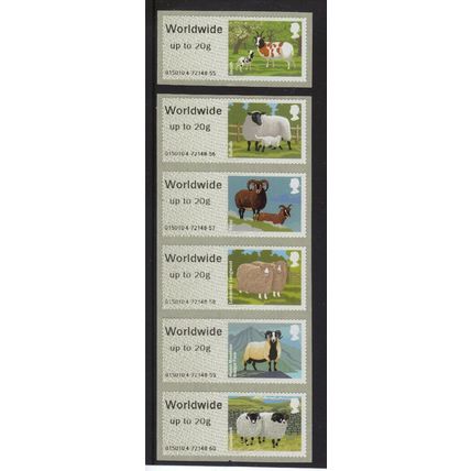 FS27-FS32 SHEEP Farm Animals POST & GO Set of 36 different~ Trafalgar Square m/c