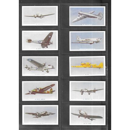 UNITED KINGDOM TOBACCO (Greys Cigarettes) - Aircraft - 1938 - Set of 50 - G/VG.