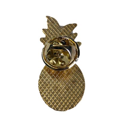 Pin Badge Pineapple Enamel Cartoon 1.3 cm X 3 cm Metal Butterfly Pin Lock BA229