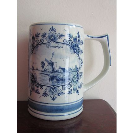 R.A.F. Lossiemouth Sergeants Mess 1983 Dutch Delft Handmade Tankard.