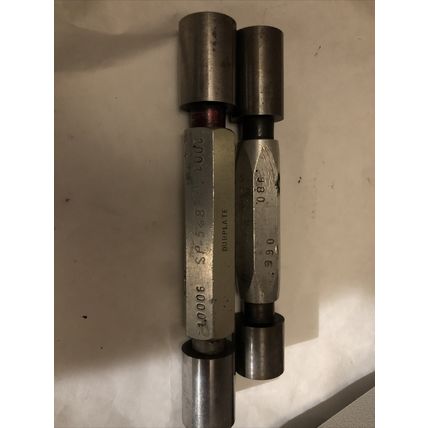 LOT THE PIPE MACHINERY GO NO GO PLUG GAGE 1.0006,1.001,.980,.990,SA