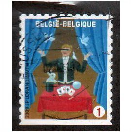 BEL 2009 (59c)(S/A) 'CIRCUS - ILLUSIONIST' FINE USED (EBID10560)