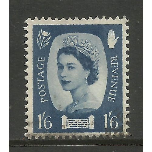 Northern Ireland GB 1967 1/- 6d Grey Blue SG NI 6.(A150 )