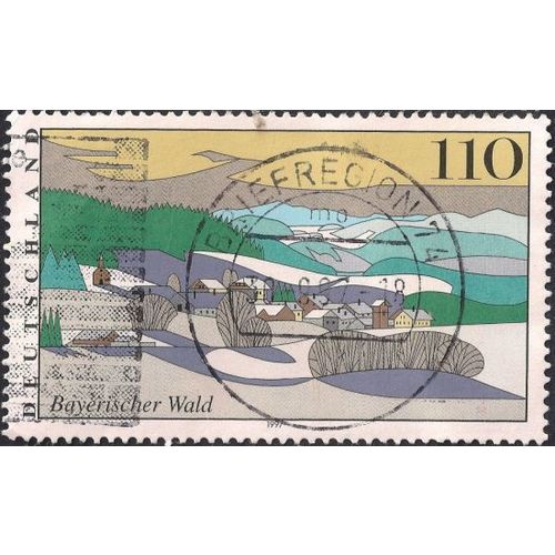 GERMANY, Bavarian Forest, green 1997, 110Pf, #2