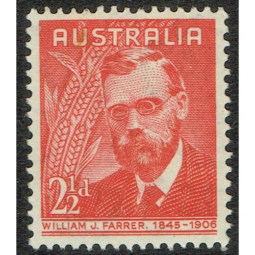 Australia 1948 William J Farrer Commemoration 2½d Scarlet SG225 UM