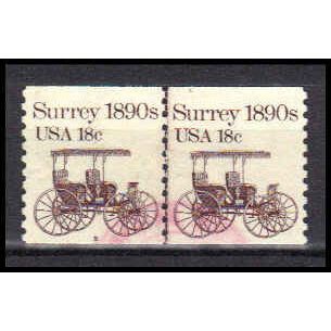 Used 1907 18c Surrey Fine CNP Left 5 PA0526