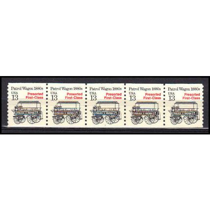 2258 13c Police Wagon Very Fine MNH Dry Gum PNC 1/5 AA0496