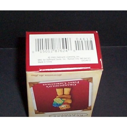 Hallmark Keepsake Ornament - - Grandchild's First Christmas - - 2005 - - QXG4612
