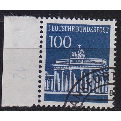 GERMANY BUND [1966] MiNr 0510 v ( O/used ) [01] Rand li