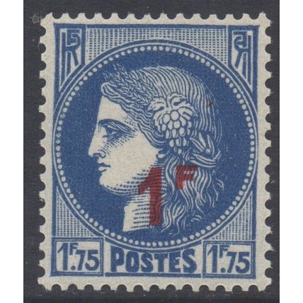 France Scott 397 - SG682, 1941 Ceres 1f on 1f75 MH*