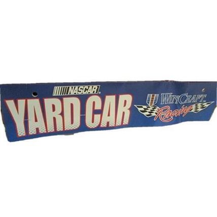 Nascar Racing Yard Car Sign Indoor/Outdoor 35" x 16"