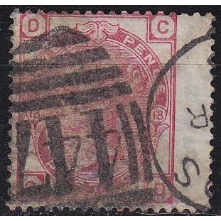 ENGLAND GREAT BRITAIN [1873] MiNr 0041 Platte 18 BR ( O/used ) [01]