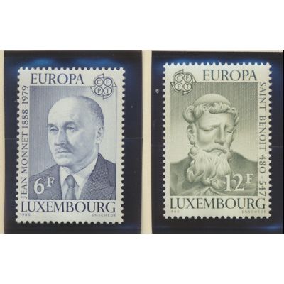Luxembourg Stamps Scott #641 To 642, Mint Never Hinged