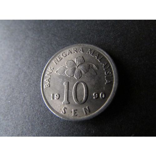 1990 MALAYSIA TEN SEN FREE POST. Q