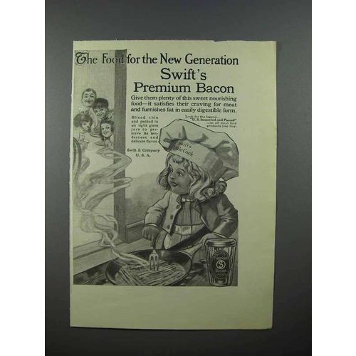 1913 Swift's Premium Bacon Ad - New Generation