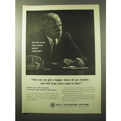 1964 Bell Telephone Ad - Bigger Share of Our Market