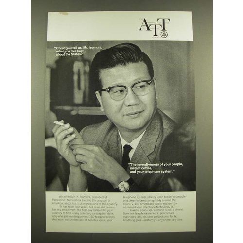1969 AT&T Telephone Ad - Tell Us Mr. Isomura