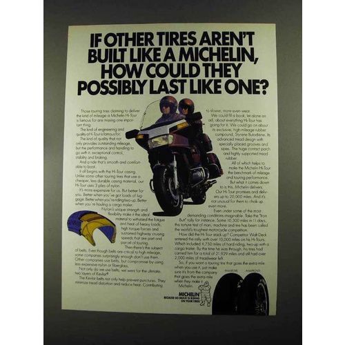 1987 Michelin M66 and A66 Tires Ad - Other Tires Aren't
