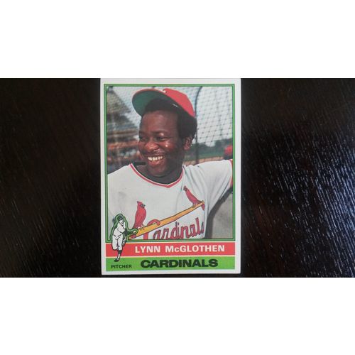 1976 Topps Card # 478 Lynn McGlothen Very Good-Excellent (4) St Louis Cardinals