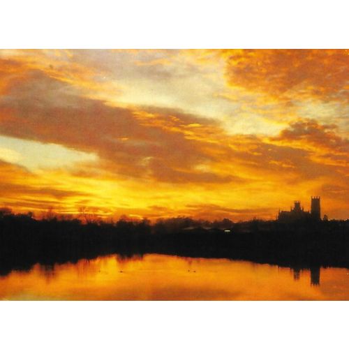 Sunset over the Fens: Photography: Ken Hitch.
