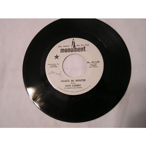 Don Cherry Promo 45-LILACS IN WINTER/LOOK FOR ME TOMORROW