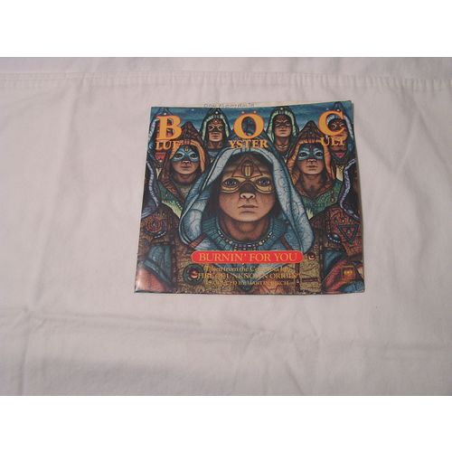 Blue Oyster Cult 45 & Picture Sleeve-VENGEANCE(THE PACT)/BURNIN' FOR YOU STEREO