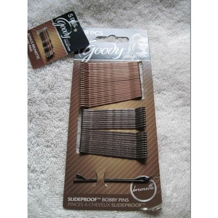 Goody Colour Collection Bobby Slide Hair Pins Bobbies Brunette Blonde Black Mini