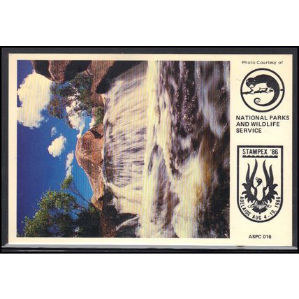 Postcard Stampex '86 (No Cachet-U/A) Box0489