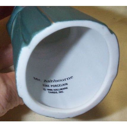Hallmark Keepsake - - Dickens Caroler Bell - - Mr. Ashbourne - - 1990 - - QX5056
