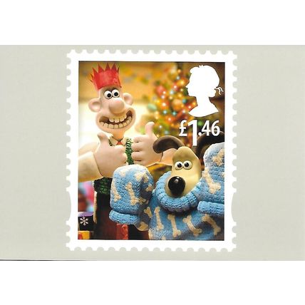 Great Britain SG 3128/34 & MS3135 PHQ: Christmas with Wallace and Gromit