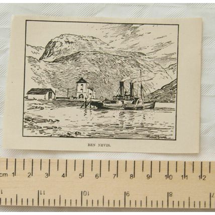 Vintage engraving - Ben Nevis