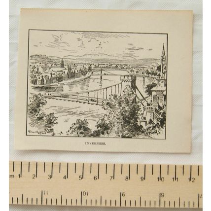 Vintage engraving - Inverness