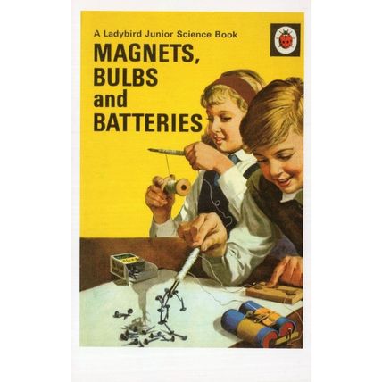 Magnets Bulbs & Batteries Ladybird 1st Edition Book Postcard